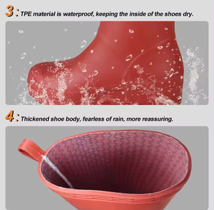 Bottes de pluie noires imperméables antidérapantes protectrices d'agriculture de pêche en plein air de cuisse haute pour des travailleurs - Product Image 5