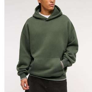 Sudadera con Capucha y Cremallera, Estilo Francés, Gruesa, de 420 g/m², con Estampado Personalizado a Precio de Fábrica, para Hombre, Talla Grande, para Invierno - Product Image 2