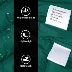 Veste bouffante à capuche légère à col montant pour hommes Manteau en duvet personnalisé de style High Street pour l'hiver Vêtements d'extérieur - Product Image 4