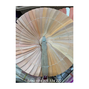 Éventail en feuilles de palmier, feuillage de palmier naturel séché, tressé, léger, accessoire à main pour la décoration d'événements en plein air, fabriqué au Vietnam - Product Image 1