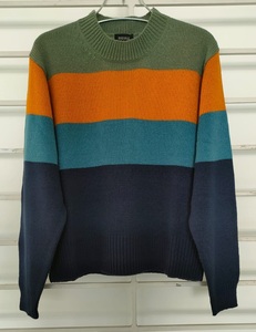 "สเวตเตอร์แบบสวมหัวแขนยาวถักแบนสำหรับผู้หญิงสำหรับฤดูหนาวพร้อมรายละเอียดคอลายทาง-มีสินค้าตามสั่ง" - Product Image 2