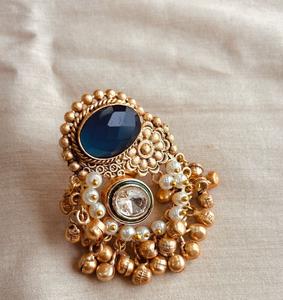 Elegante desgaste tradicional hecho a mano fusión chapado en oro elegante anillo para bodas fiestas compromisos desgaste para mujeres - Product Image 2