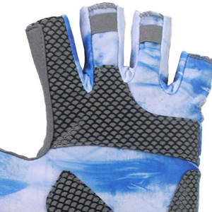 Gants de pêche personnalisés pour hommes, logo personnalisé, demi-doigts, sublimés, pour hommes - Product Image 4
