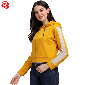High Quality Custom Made Women's <b>Hoodies</b> Plus Size Zipper Casual Knitted Heat Transfer Printing Design for Autumn Winter Seasons - Product Image 2