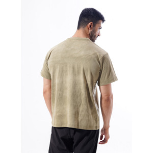 เสื้อยืดผู้ชายผ้าเปียกเปียกเปียก320โอเวอร์ไซส์พิมพ์ลายโลโก้ผ้าฝ้าย100% เสื้อยืดวินเทจสำหรับผู้ชาย - Product Image 2