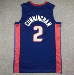 Fabricant d'uniforme de basket-ball en tissu polyester Maillot de basket-ball réversible personnalisé à col en V Uniformes de basket-ball vintage - Product Image 1