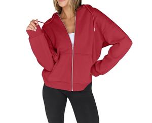 Streetwear personnalisé 2026 mode Logo personnalisé haut court sweats à capuche pour unisexe coton dernier design automne hiver grande taille - Product Image 3