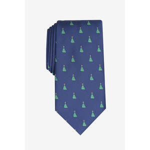 Cravatta Classica Blu Elegante da Uomo, Taglia Standard, per Occasioni Natalizie e Sale da Club - Product Image 1