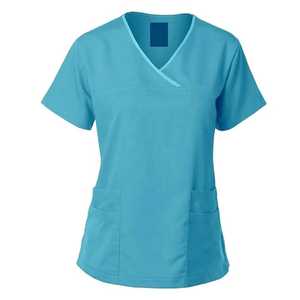 Uniforme Médico Oem para Mujer, Uso Hospitalario, Tejido de Punto 100% Algodón, Diseño y Logotipo Personalizables en Varios Colores - Product Image 2