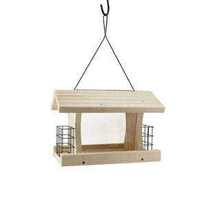 Mangeoires à oiseaux en bois d'extérieur écologiques résistantes à la rouille avec couleur et taille personnalisées pour les petits oiseaux - Décoration de jardin Prix de gros - Product Image 3
