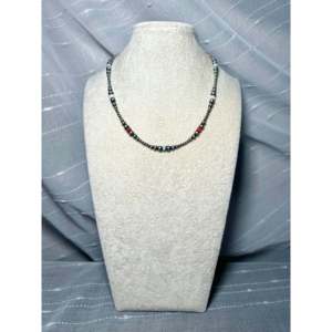 Handmade Navajo Fashion <b>Necklace</b> Strung <b>Opal</b> & Sterling Silver - Product Image 3