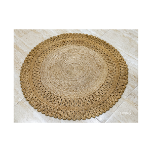 Eco Friendly Handcrafted Jute <b>Rugs</b> Durable Natural Fiber Carpet for Home and Office <b>Spaces</b> - Product Image 6