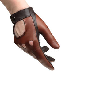 Gants en cuir de chèvre personnalisés pour hommes Gants de conduite automobile en peau d'agneau Gants en cuir de chèvre en peau de mouton pour unisexe - Product Image 3