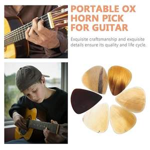Púas de guitarra de arce hechas a mano de alta calidad Colector de guitarra acústica Logotipo personalizado disponible Diapasón de ébano - Product Image 4