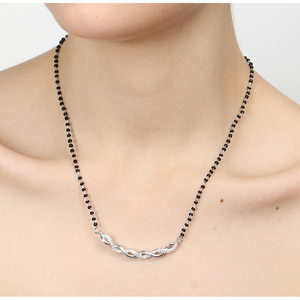 Mangalsutra Artesanal de Plata Pura, Obsequio Cultural Coleccionable para su Esposa - Product Image 6