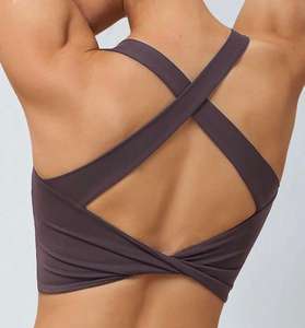 Ensemble de yoga pour femmes, 2 pièces, imprimé, ensemble de fitness, soutien-gorge de sport à séchage rapide avec short de sport taille haute - Product Image 4