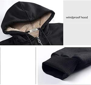 Ensemble de survêtement en molleton en gros pour hommes, vêtements de sport d'hiver, ensemble de survêtement 100% coton, sweat à capuche - Product Image 5