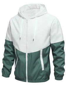 Ensemble de survêtement grande taille pour hommes de haute qualité fabriqué en usine coupe-vent en nylon imperméable fermeture éclair vente douce jogging polaire hiver XL - Product Image 4