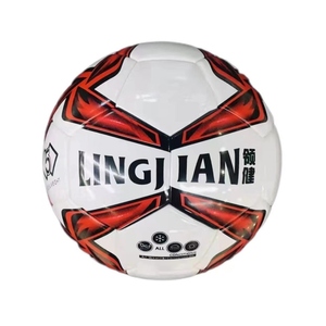 ลูกฟุตบอลหนังพีวีซีคุณภาพสูงอย่างเป็นทางการ5ลูกฟุตบอลแบบผูกด้วยความร้อนออกแบบโลโก้ได้ตามต้องการ - Product Image 2