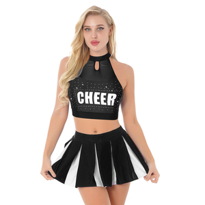 Uniforme de cheerleading sur mesure avec logo personnalisé, service de sublimation OEM, uniforme de sport de haute qualité pour femmes, 100% polyester - Product Image 5