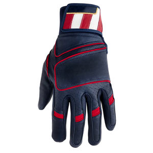 Gants de frappeur de Baseball légers professionnels joueur gant de sport cuir de chèvre Softball blanc rouge gant de frappeur antidérapant - Product Image 5