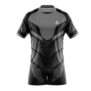 Ropa Deportiva 100% Poliéster Transpirable Conjuntos de Uniformes de Rugby Calidad Premium Secado Rápido Ecológico para Hombres Adultos - Product Image 1