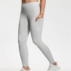 High Quality Training Wear Women's Clothing Wholesale <b>v</b> Cut Back Scrunch Stretch Soft Fitness <b>Leggings</b> High <b>Waist</b> Yoga <b>Leggings</b> - Product Image 2