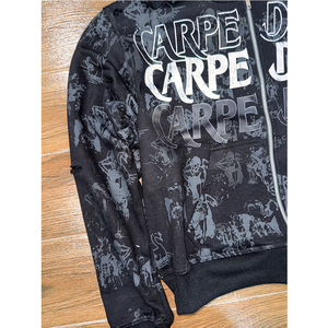 Offre Spéciale nouveauté hiver hommes en détresse fermeture éclair sweats à capuche 100% coton respirant haute qualité poche Design Street Wear - Product Image 3