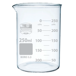 Vaso de precipitados, forma baja, con graduación, vidrio de borosilicato 3.3 - Product Image 1