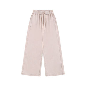 Pantalon de jogging à logo personnalisé Pantalon de survêtement lourd à jambe droite pour hommes - Product Image 4