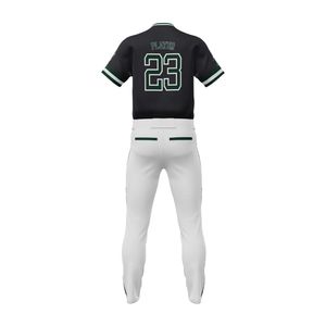 100% poliéster de calidad superior Club escolar Teamwear conjuntos de uniformes de béisbol impreso personalizado transpirable ligero humedad - Product Image 3