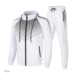 Venta al por mayor ropa deportiva para hombre chándal tela de algodón mejor diseño chándal - Product Image 5