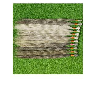 Extensiones de cabello gris Cabello de templo indio crudo de alta calidad Cabello humano sin procesar del sur de la India Precios de fábrica - Product Image 4