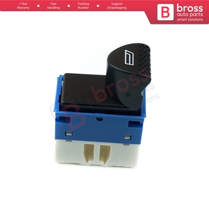 Interruptor de Ventana Individual BDP115, Botón de 6 Pines, Puerta Delantera Derecha, Color Azul, para Siena, Albea, Palio, Strada MK1 178 98809719 - Product Image 2