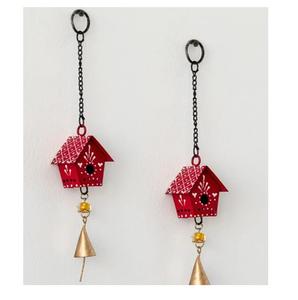 Étiquette métallique suspendue de Noël, personnalisée, peinte, plaquée or, design antique artisanal, prix de gros, en provenance d'Inde - Product Image 1