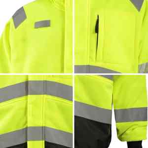 เสื้อแจ็กเก็ตใส่ทำงานเพื่อความปลอดภัยสะท้อนแสงชุดทำงานฤดูหนาว - Product Image 3