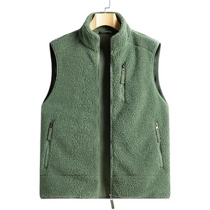 Cotton-Padded Men's <b>Vest</b> Men Zipper Waistcoats Plus Size 6XL Men Women Fleece Jacket Sleeveless <b>Vest</b> Fashion Casual Coats Male - Product Image 3