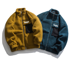 Full Sleeves Winter Jacket For Men OEM Serviced Highest Quality Wholesale Rate Breathable Men Sherpa <b>Fleece</b> Jacket Manufacturer - Product Image 1