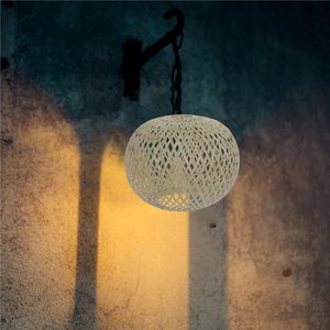 ไฟเพดานหวายทำมือออกแบบมาเพื่อความสวยงามตามธรรมชาติและทนทานต่อการใช้งานในร้านกาแฟและบ้านของโรงแรม - Product Image 2