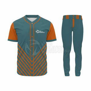 Conjunto de uniforme de béisbol con logotipos cosidos y cintura ajustable para un mejor ajuste Uniforme de béisbol clásico - Product Image 1