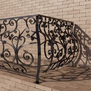 Diseño de Balcón de Hierro de Alta Calidad, Construido para la Seguridad, Durabilidad y una Elegante Apariencia Arquitectónica Exterior - Product Image 5