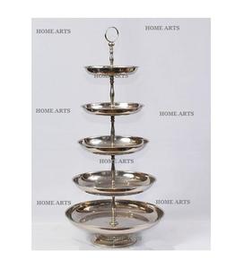 Support à gâteau en acier inoxydable à 2 niveaux, forme et taille personnalisées, support à gâteau pour dessert pour un usage domestique - Product Image 5