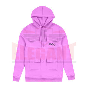 เสื้อฮู้ดกีฬาแบบสวมหัวของผู้ชายเสื้อมีกระเป๋าใส่ของสี่ช่องใส่โลโก้ออกแบบได้ตามที่ต้องการดีไซน์ล่าสุดมีขนาด XS - Product Image 6