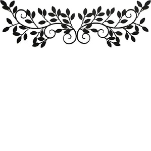 Arte decorativo de pared de Metal para el hogar, decoración de pared con hojas de flores para cocina, oficina, sala de estar, dormitorio, interior y exterior - Product Image 3