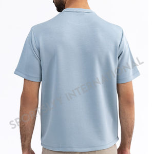 Camiseta de Hombre 100% Algodón, Venta Caliente, Logotipo Personalizado, Buena Calidad, Serigrafía, Color Sólido - Product Image 2
