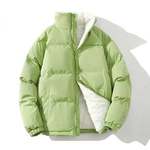 Chaqueta de invierno de alta calidad para hombre, abrigo de pato blanco a prueba de viento, cálido, para viajes, Camping, nuevo, grueso, Color sólido, cuello levantado - Product Image 1
