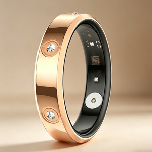 Bague connectée en acier 2026 : Suivi de la fréquence cardiaque, du sommeil, de l'oxygène sanguin (SpO2), du fitness et du bien-être, étanche IP68, compatible Android et iOS - Product Image 5