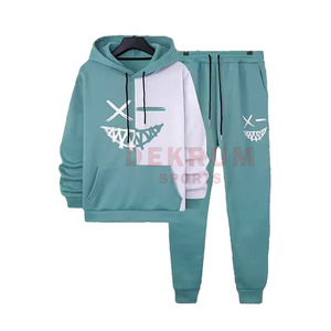 Top Fashion Hommes DTG Survêtements Haute Qualité DTG Survêtements Coton Polyester Bas quantité minimale de commande DTG Survêtements - Product Image 2