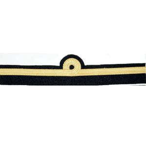 OEM Cuff Curl Rank <b>Wire</b> Cuff <b>Sleeve</b> French Braid 1 Ring with 1 2 3 4 Stripes Cuff Rank <b>Sleeve</b> Merchant Engineers <b>Sleeve</b> Lace - Product Image 1