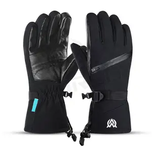 Nieuwe Collectie Ski Handschoenen Goedkope Winter Warm Verdikte Handschoenen Voor Mannen Outdoor Sport Skiën Motorfiets Fietsen Handschoenen